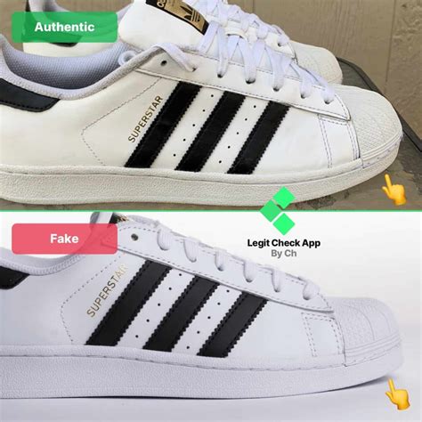 real adidas superstar vs fake|Adidas Superstar without laces.